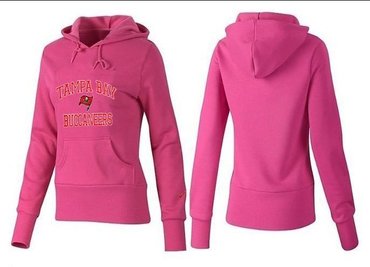 Women Tampa Bay Buccaneers Logo Pullover Hoodie-- (18)