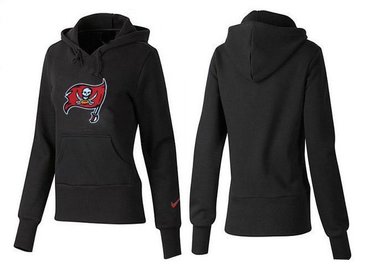 Women Tampa Bay Buccaneers Logo Pullover Hoodie-- (2)