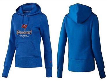 Women Tampa Bay Buccaneers Logo Pullover Hoodie-- (23)