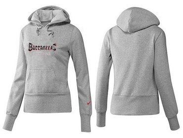 Women Tampa Bay Buccaneers Logo Pullover Hoodie-- (45)