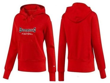 Women Tampa Bay Buccaneers Logo Pullover Hoodie-- (49)