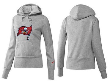 Women Tampa Bay Buccaneers Logo Pullover Hoodie-- (5)