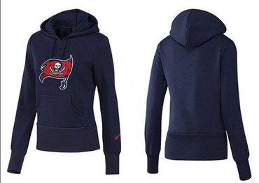 Women Tampa Bay Buccaneers Logo Pullover Hoodie-- (8)