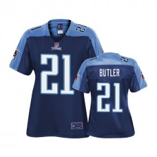Women Tennessee Titans #21 Malcolm Butler Navy Pro Line Player Jersey