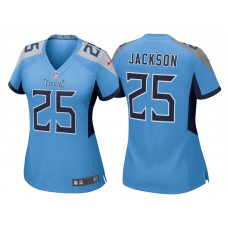 Women Tennessee Titans #25 Adoree' Jackson Light Blue 2018 Game Jersey