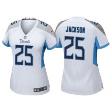 Women Tennessee Titans #25 Adoree' Jackson White 2018 Game Jersey