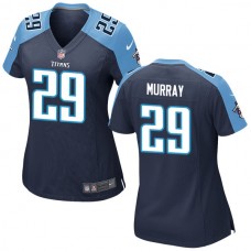 Women Tennessee Titans #29 Demarco Murray Navy Game Jersey