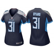 Women Tennessee Titans #31 Kevin Byard Navy 2018 Game Jersey