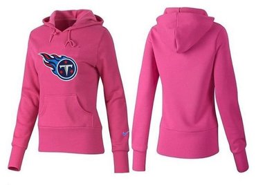 Women Tennessee Titans Logo Pullover Hoodie-- (8)