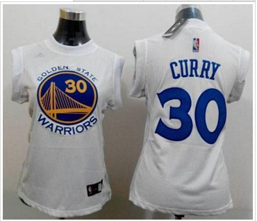 Women Warriors #30 Stephen Curry White NBA Jersey