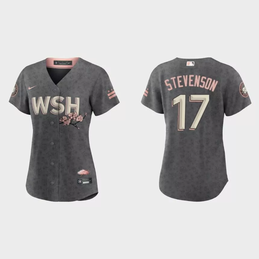 Women Washington Nationals Andrew Stevenson Gray 2022 City Connect Replica Jersey