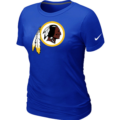Women Washington Red Skins Blue T-Shirts