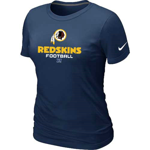 Women Washington Red Skins D.Blue T-Shirt