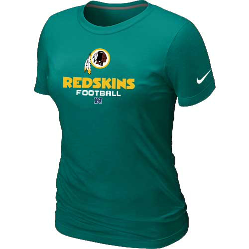 Women Washington Red Skins L.Green T-Shirt