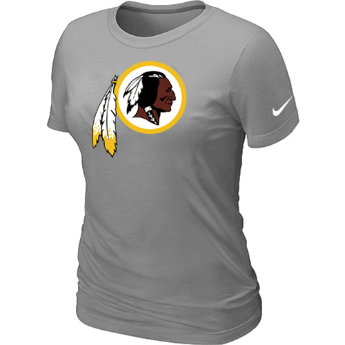 Women Washington Red Skins L.Grey T-Shirts