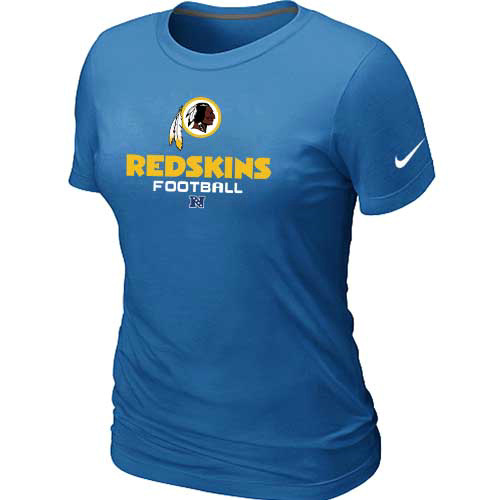 Women Washington Red Skins L.blue T-Shirt