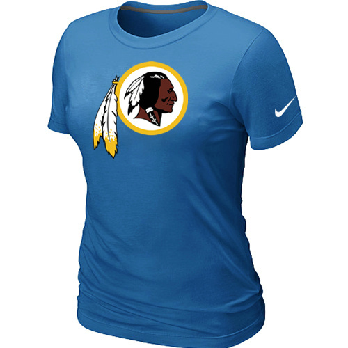 Women Washington Red Skins L.blue T-Shirts