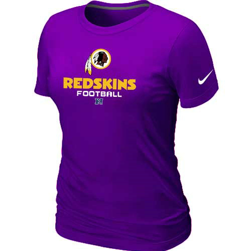 Women Washington Red Skins Purple T-Shirt