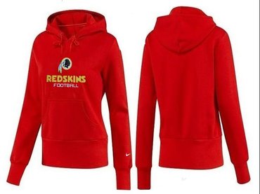 Women Washington Redskins Logo Pullover Hoodie-- (26)