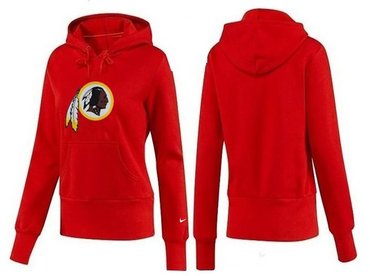 Women Washington Redskins Logo Pullover Hoodie-- (3)