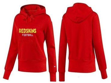 Women Washington Redskins Logo Pullover Hoodie-- (43)