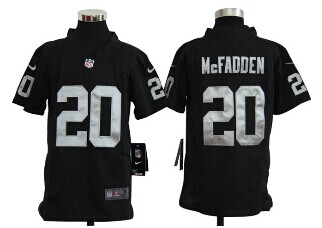 Women nfl oakland raiders 20 darren mcfadden black jerseys