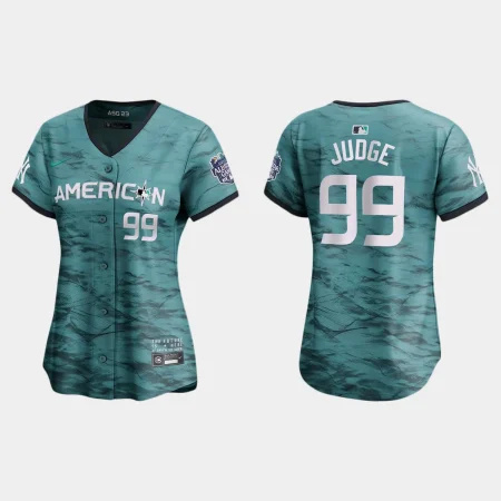 Women’s American League Aaron Judge 2023 MLB All-Star Game Limited Jersey – Teal