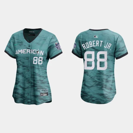 Women’s American League Luis Robert Jr. 2023 MLB All-Star Game Jersey – Teal