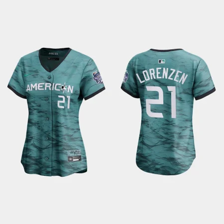 Women’s American League Michael Lorenzen 2023 MLB All-Star Game Jersey – Teal