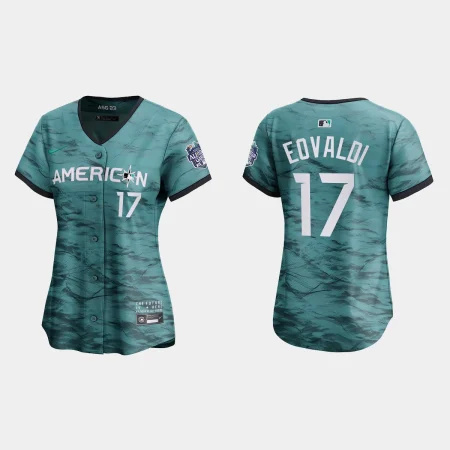 Women’s American League Nathan Eovaldi 2023 MLB All-Star Game Jersey – Teal