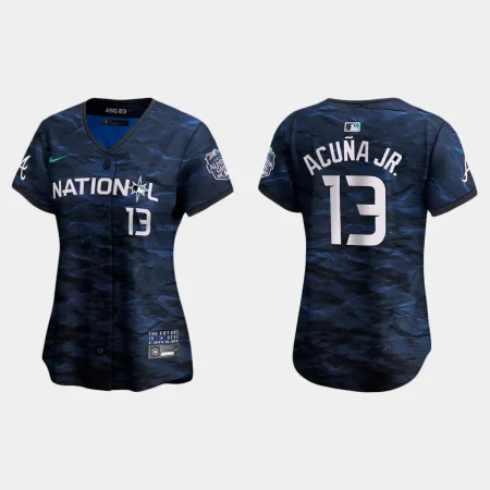 Women’s National League Ronald Acuna Jr. 2023 MLB All-Star Game Limited Jersey – Royal