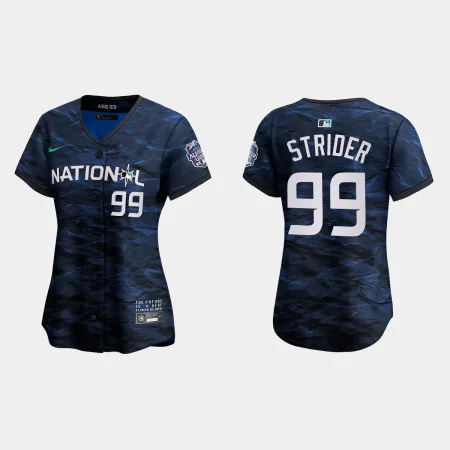 Women’s National League Spencer Strider 2023 MLB All-Star Game Jersey – Royal