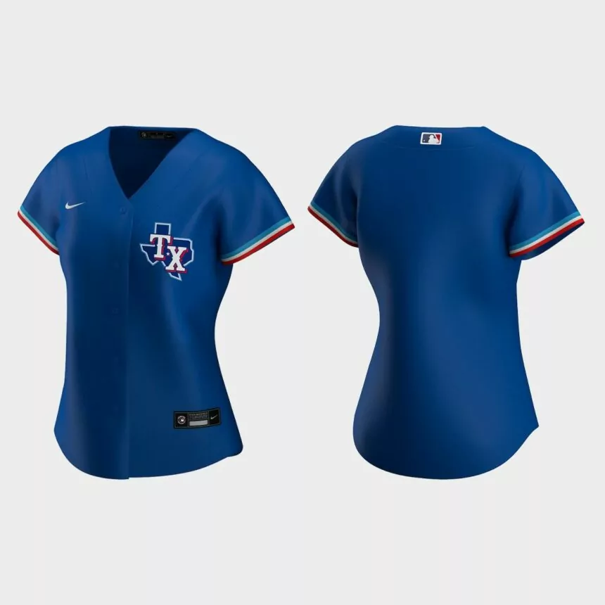 Women’s Texas Rangers Alternate Replica Jersey – Royal
