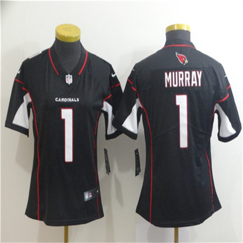 Womens Arizona Cardinals #1 Kyler Murray Nike Black Alternate Limited Stitched Jersey