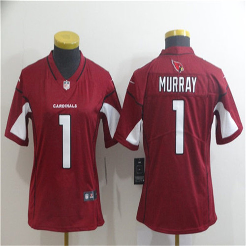 Womens Arizona Cardinals #1 Kyler Murray Nike Cardinal Limited Stitched Jersey