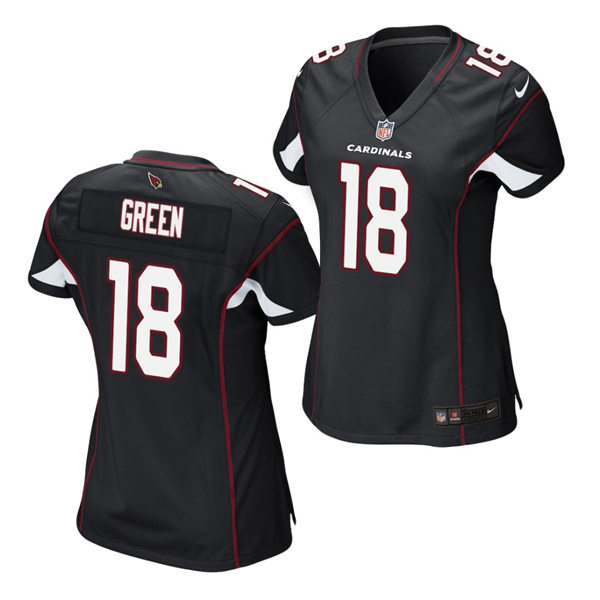 Womens Arizona Cardinals #18 A.J. Green Nike Alternate Black Vapor Limited Jersey