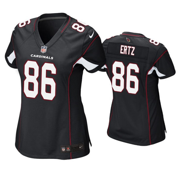 Womens Arizona Cardinals #86 Zach Ertz Nike Alternate Black Limited Jersey