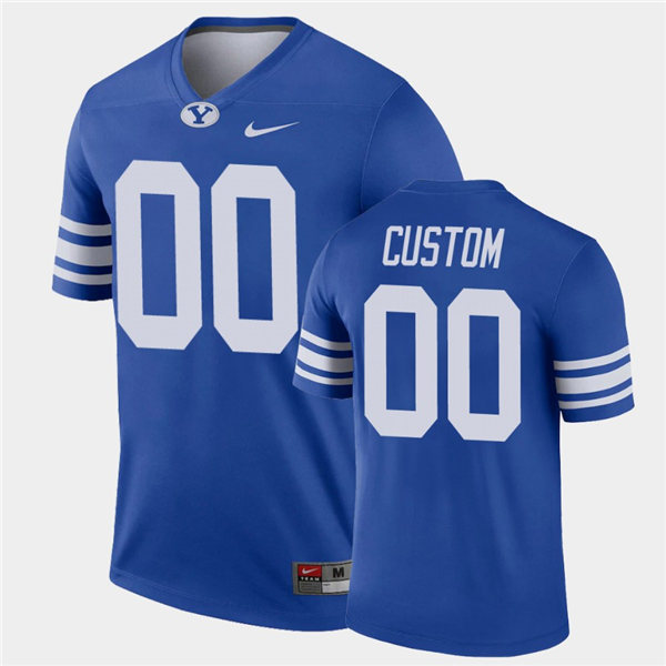 Womens BYU Cougars Custom Jaren Hall Jackson McChesney Keenan Pili Sione Finau Nike Royal Football Jersey