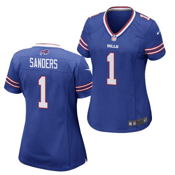 Womens Buffalo Bills #1 Emmanuel Sanders Nike Royal Game Jersey