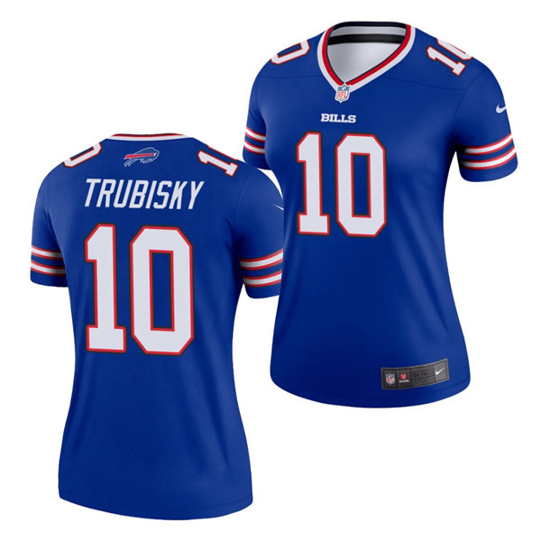 Womens Buffalo Bills #10 Mitchell Trubisky Nike Royal Game Jersey