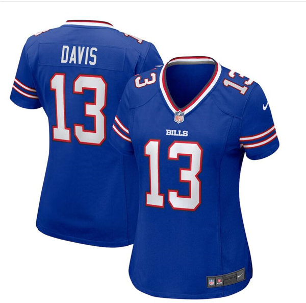 Womens Buffalo Bills #13 Gabriel Davis Nike Royal Game Jersey