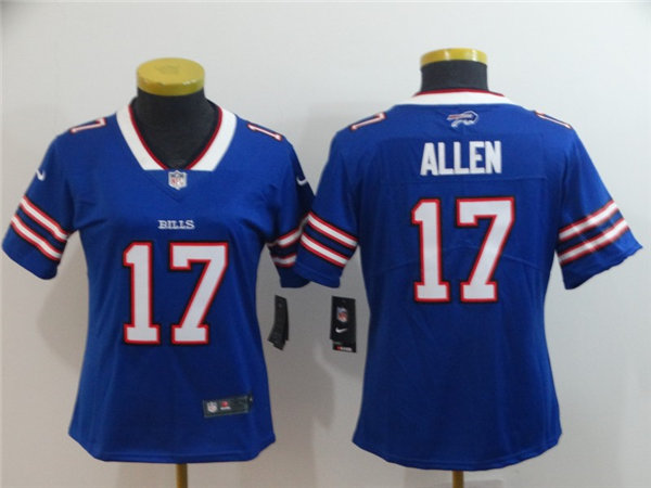 Womens Buffalo Bills #17 Josh Allen Nike Royal Game Jersey
