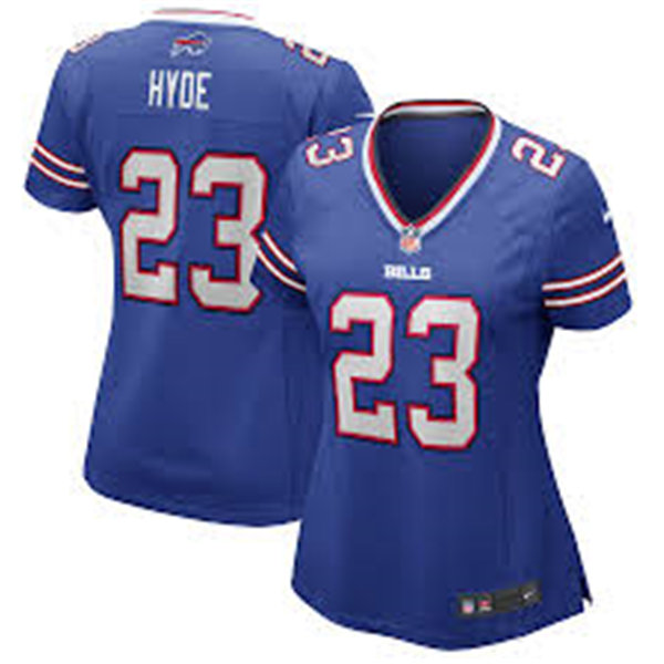 Womens Buffalo Bills #23 Micah Hyde Nike Roayl Jersey