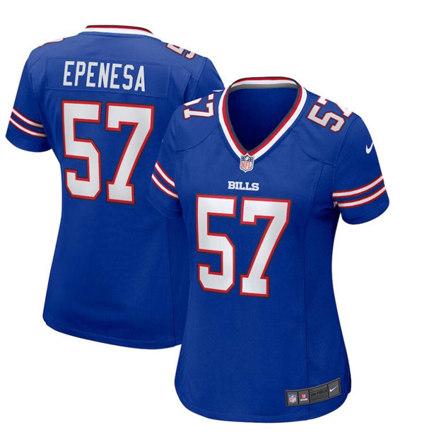 Womens Buffalo Bills #57 A. J. Epenesa Nike Royal Game Jersey