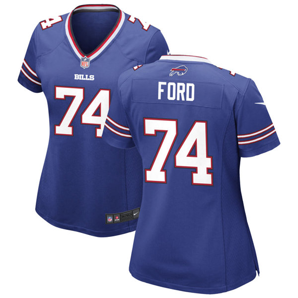 Womens Buffalo Bills #74 Cody Ford Nike Royal Game Jersey