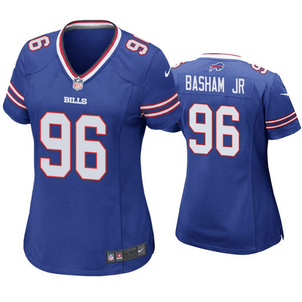 Womens Buffalo Bills #96 Carlos Basham Jr. Nike Royal Limited Jersey