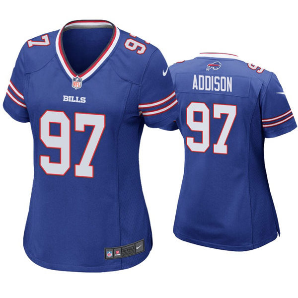Womens Buffalo Bills #97 Mario Addison Nike Royal Limited Jersey