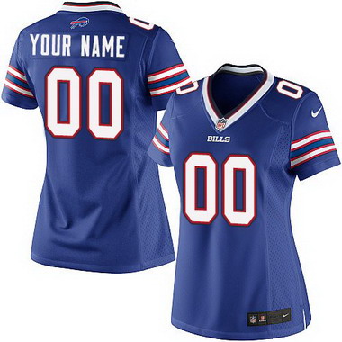 Womens Buffalo Bills Custom Cookie Gilchrist James Lofton Booker Edgerson Bruce Smith Nike Royal Jersey
