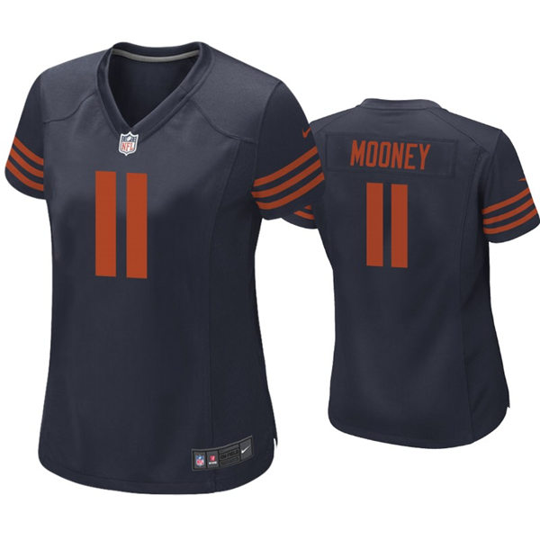 Womens Chicago Bears #11 Darnell Mooney Nike Navy Orange Limited Jersey