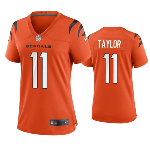 Womens Cincinnati Bengals #11 Trent Taylor Nike Orange Limited Jersey